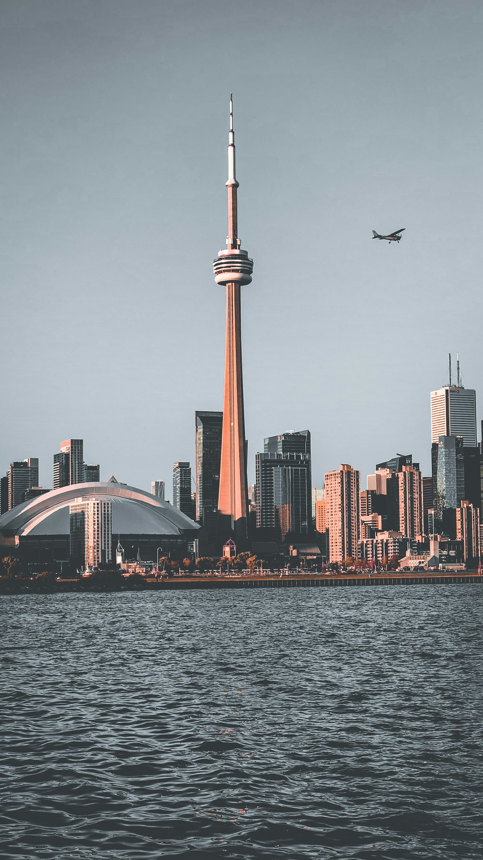 Toronto skyline seen from the waterfront